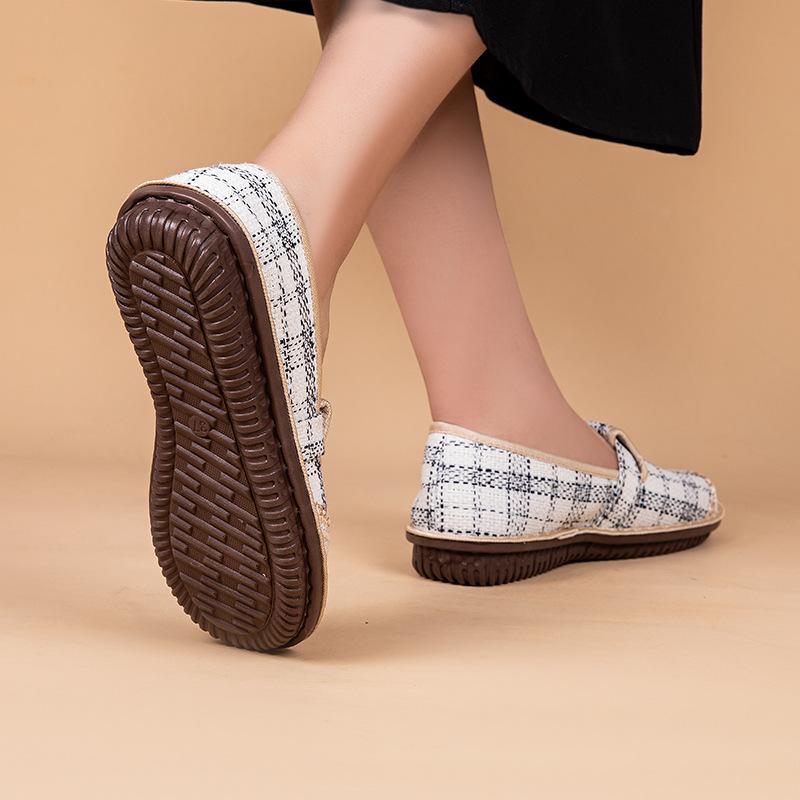 2024 Early Autumn Women's Shoes Lightweight Comfort Walking Casual Shoes Breathable Flat Cloth Shoes for Women Zapatos De Mujer