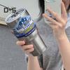 Stainless Steel Ice Cup 900ML Large Capacity Insulation Tumbler with Straw Car Coffee Cup for Hot Cold Drinks Water Tea Milk Office Outdoor Insulated