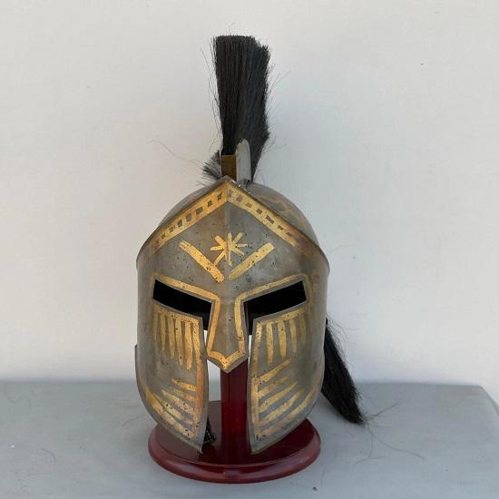

Medieval Greek 300 Movie Spartan Limited Edition King Leonidas Helmet Larp Costume Christmas Gift