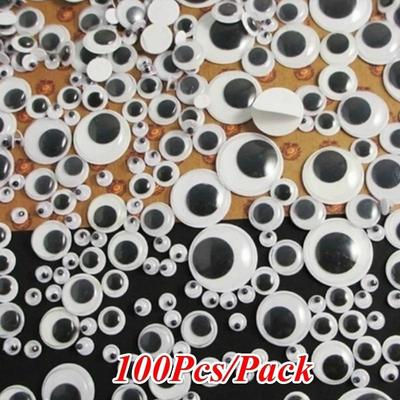 100 Stück/Packung Augen Selbstklebend DIY Scrapbooking Bastelaufkleber Packung Kunstbedarf Journaling Schreibwaren