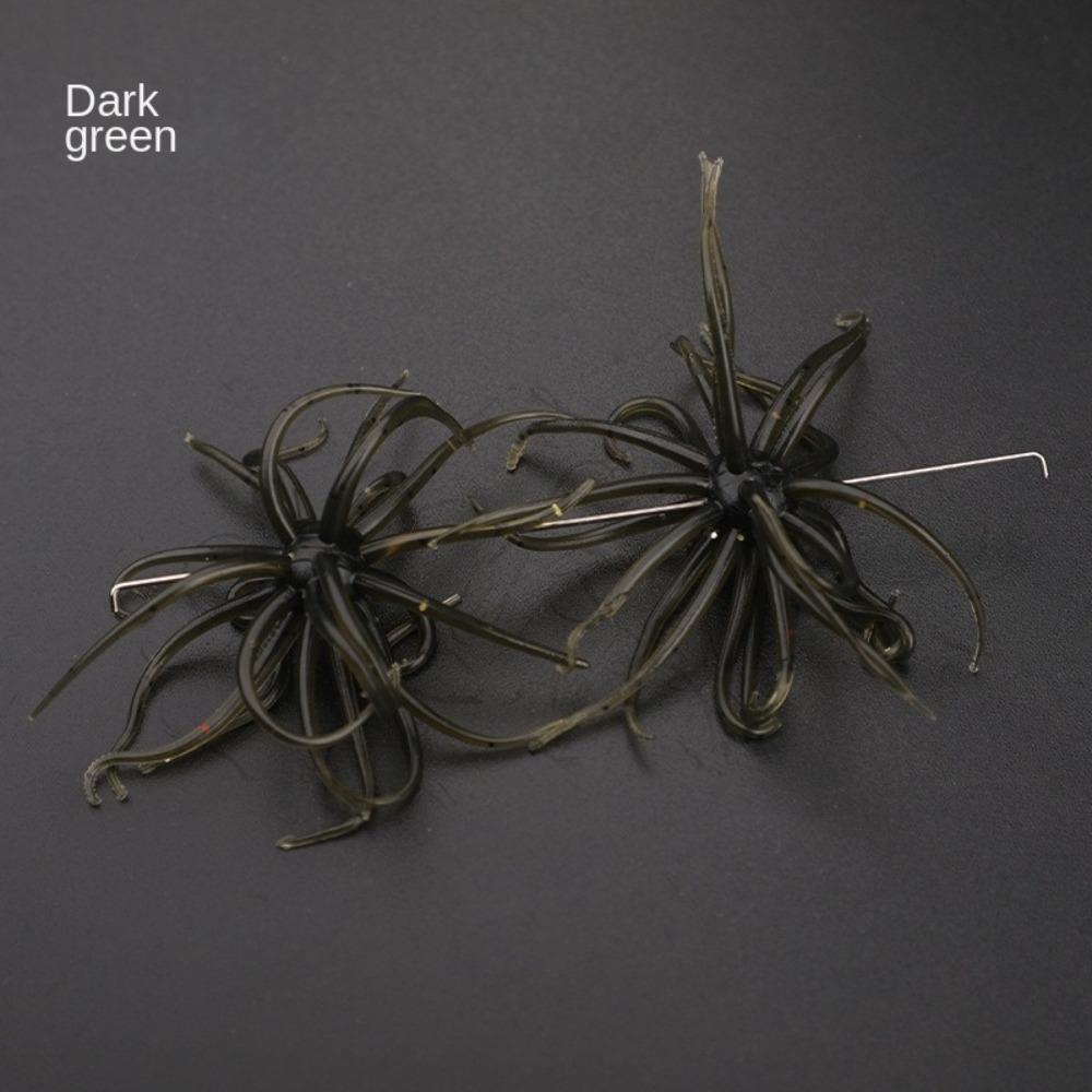 

2PCS 1.7g Silicone Worm Lure Dice Urchin BFS Fishing Lure Hot Fishing Sea Urchin Lures Color C-2pcs