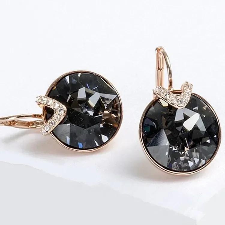 

Original New Trend Fine Jewelry Sets Charming White Austrian Crystal Water Drop Necklaces Earrings Romantic Gifts For Women
