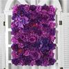 Silk Rose Flower Wall Home Decor Champagne Artificial Flower for Wedding Decoration Flower Wall Romantic Wedding Backdrop Decor