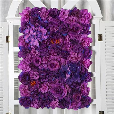 Silk Rose Flower Wall Home Decor Champagne Artificial Flower for Wedding Decoration Flower Wall Romantic Wedding Backdrop Decor