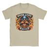 Oversized T Shirt Summer Biker Lives Matter Fiery Skull Rider Novelty TShirts  Pure Cotton Tshirt for Unisexs Awesome Top Tees