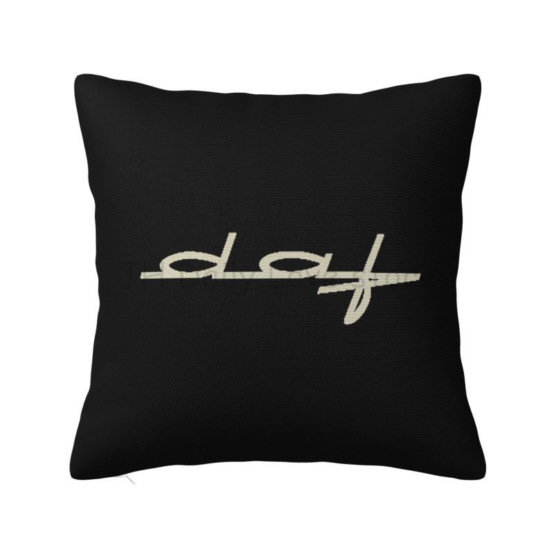 

DAF Truck Logo Print Throw Pillow Case for Home Bed Sofa Car Office Cushion Cover Soft Throws Pillowcase Decoration 18x18 Inch 30cmx30cm