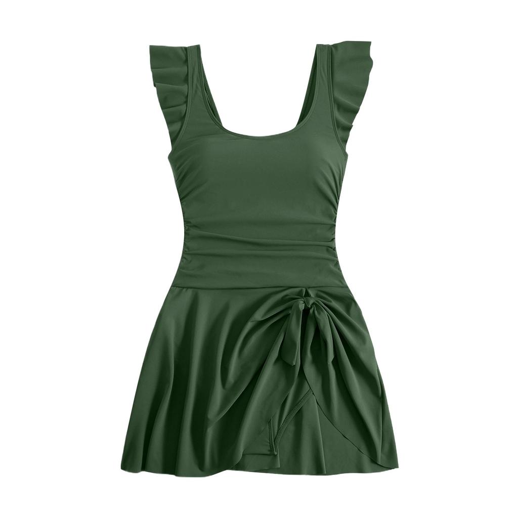 Damen Solid Swimwear Sense Bikini mit Brustpolster ohne Stahl-BH Bademode