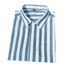 Men Casual Striped Short Sleeve Outdoor Beach Hawaiian Shirt