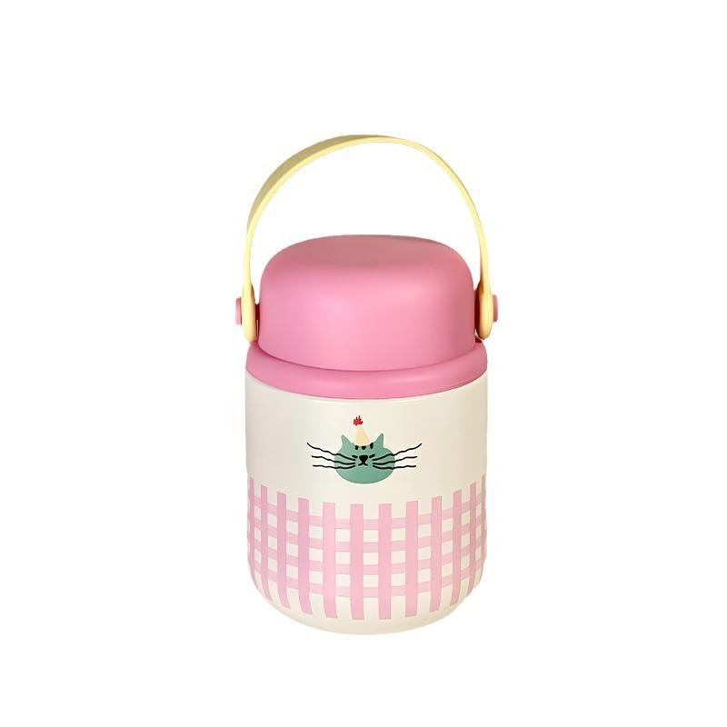 Wysokiej jakości, Dużej pojemności Kubek do gulaszu Izolowany Lunchbox Wiaderko na owsiankę Stal nierdzewna Przenośny Czajnik do gulaszu Pracownica biurowa Studentka