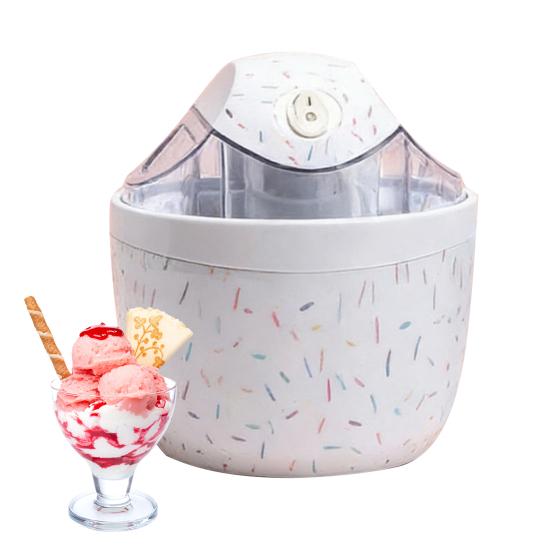 Ice Cream Making Machine Electric One-Touch Ice Cream Maker for Homemade Ice Cream Sorbet Yogurt Easy To Clean Family Dessert Maker Kitchen Essential