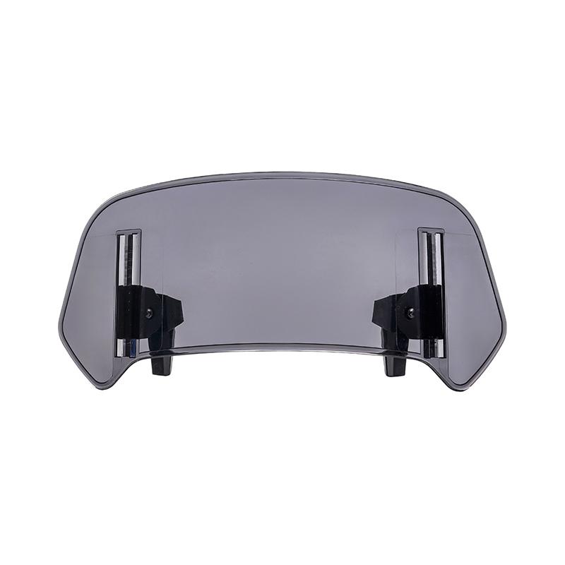 

Universal Motorcycle Windshield Extension Adjustable Spoiler Clamp On Windscreen Deflector Wind Protection For Most Motorcycle M сірий колір