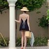 Bikini High-value One-piece Swimsuit French Pure Polka Dot Slim and Thin Vacation Swimsuit