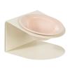 Anti Vomiting Ceramic Cat Bowl Inclined with Magnetic Adjustable Height Stand Elevated Cat Water Bowl Stable Detachable