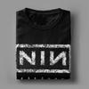 Nine Inch Nails NIN Unisex T Shirts Fashion Tee Shirt Short Sleeve Round Neck T-Shirt 100% Cotton Birthday Gift Clothes