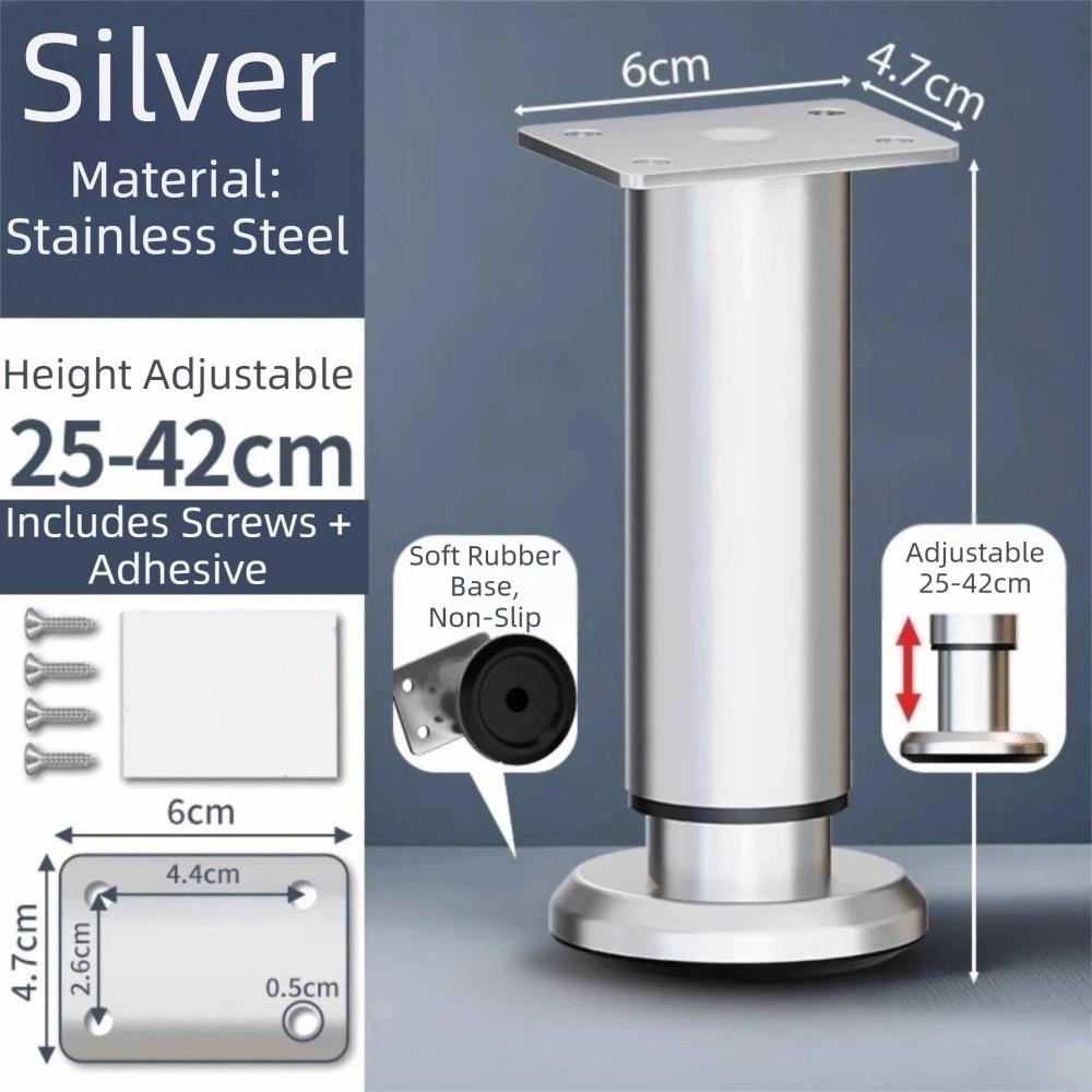 Adjustable Height Furniture Support Legs Heavy-Duty Bed Beam Support Leg  Bed Bottom