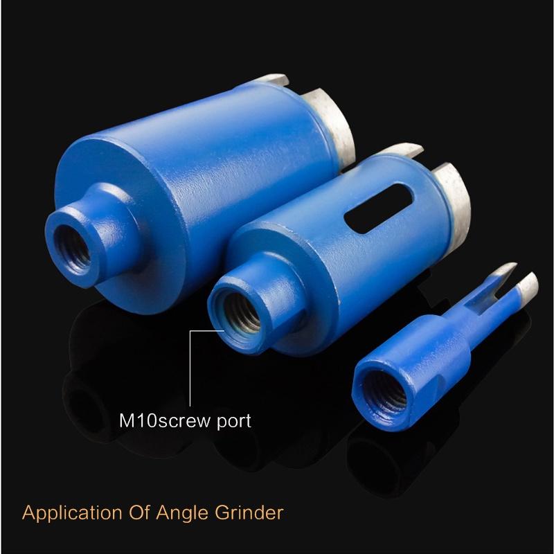 Diamond Hole Saw Drill Bit Set for Concrete Tiles Glassd Cutter Saw Blue Wall Drill Bit M10 Angle Grinder 6-75mm