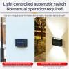 4/6/10 LED Solar Wand Lampe Im Freien Wasserdichte Auf Und Ab Leuchtende Beleuchtung Garten Dekoration Solar Lichter Treppen Zaun sonnenlicht Lampe