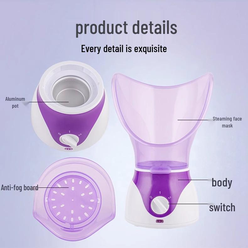 Hot Steam Facial & Nasal Steamer for Children and Adults, Eye Steamer & Facial Heater