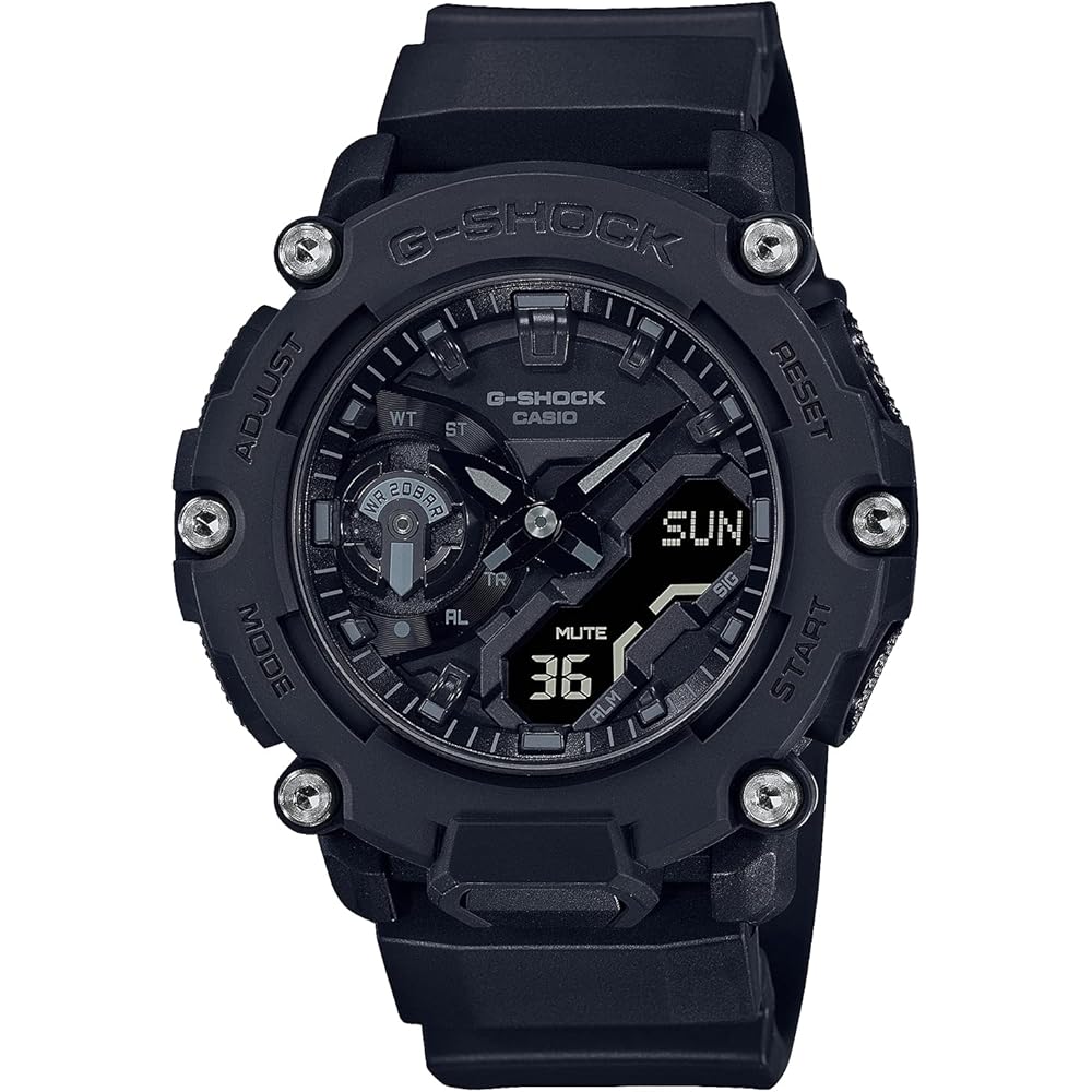 Casio G-Shock GA-2200BB-1AJF Men s Watch Black Durable Design Water Resistant