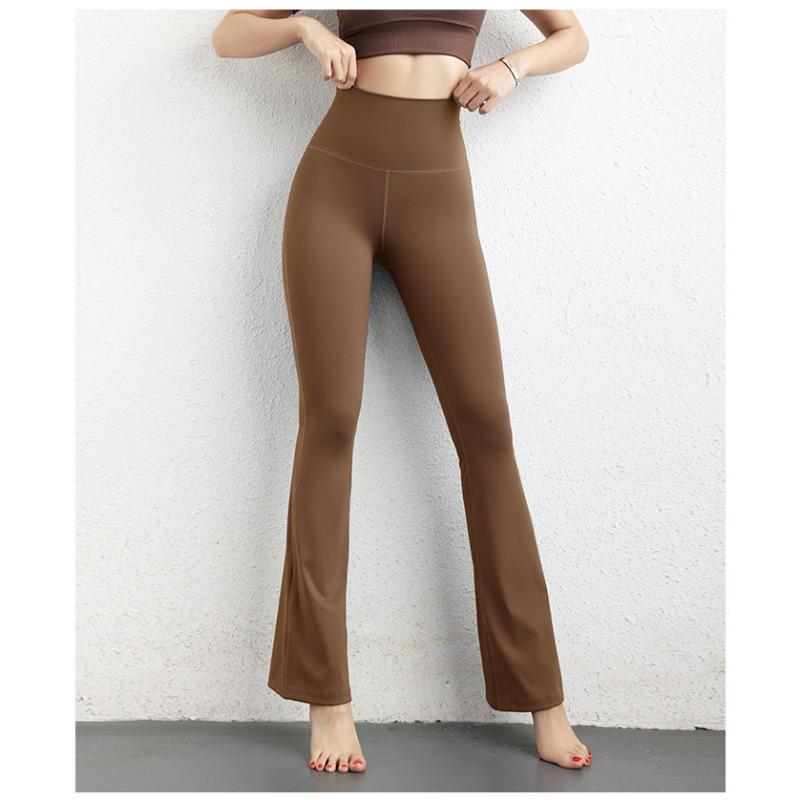 Cross Back Taille Nude Sporthose Damen Sinnlich Hohe Taille Slim Schnelltrocknend Ausgestellt Hüftanhebung Bauchweg Fitnesshose Sexy Hose Skinny Leggings