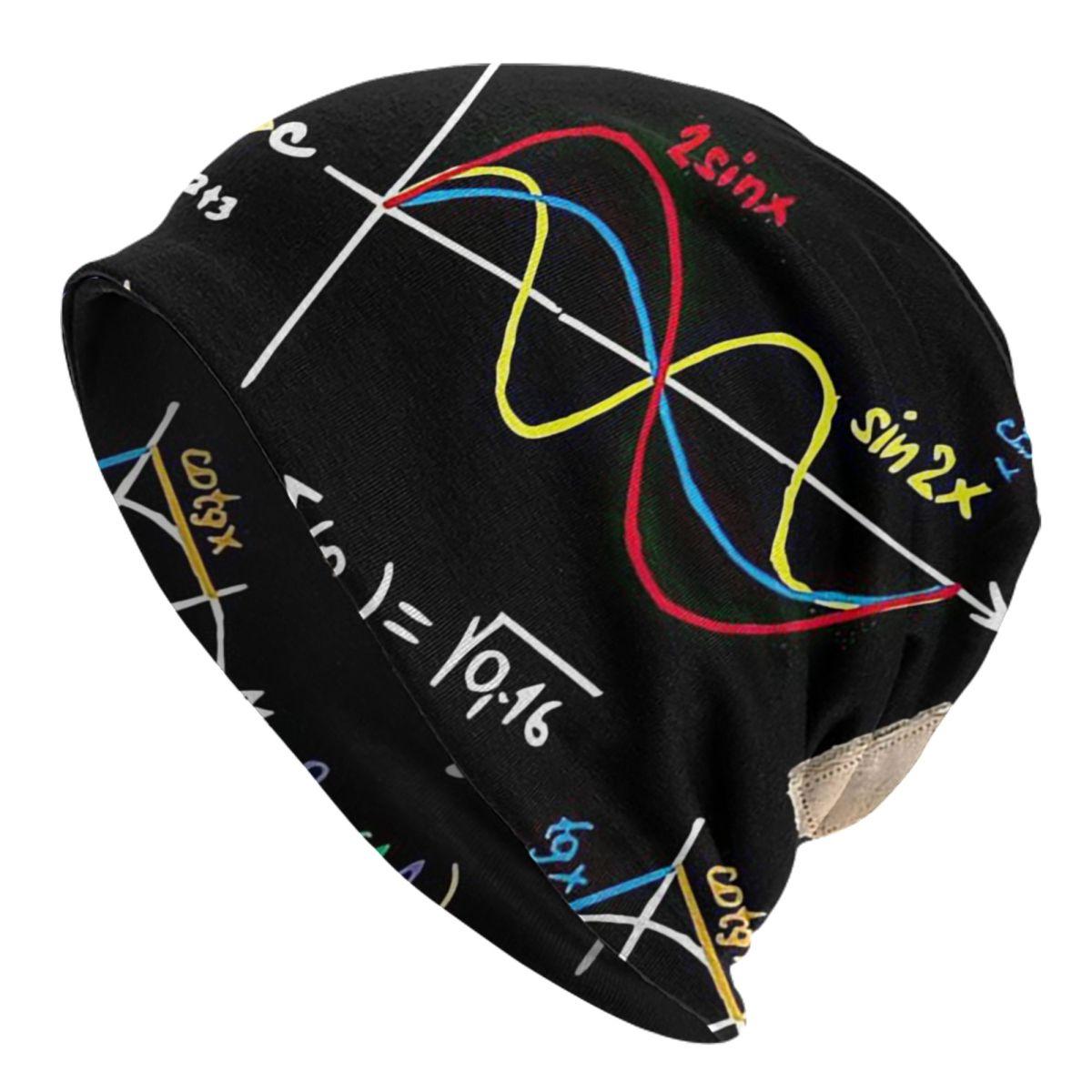

Mathematics Formulas Math Numbers Unisex Women Adult Beanies Caps Knitted Bonnet Warm Hip Hop Autumn Winter Outdoor Skullies Hats One Size