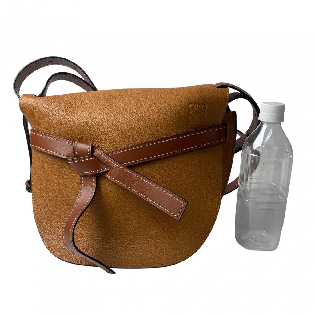 Used LOEWEShoulder Bag Brown Leather Women