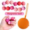 Non-Toxic Magnetic Ball Stress Relief Silicone Ball Educational Sensory Stress Relief Ball Textured Ball For Adhd