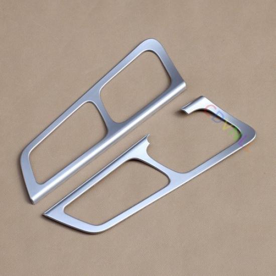 Matte Chrome Interior Door Handle Cover Surrounds For 2017-2021 Kia Sportage QL