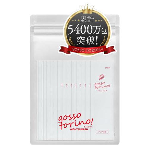 

Gosso Torino Apple Flavor Mouthwash, Bad Breath Care (15 packets)