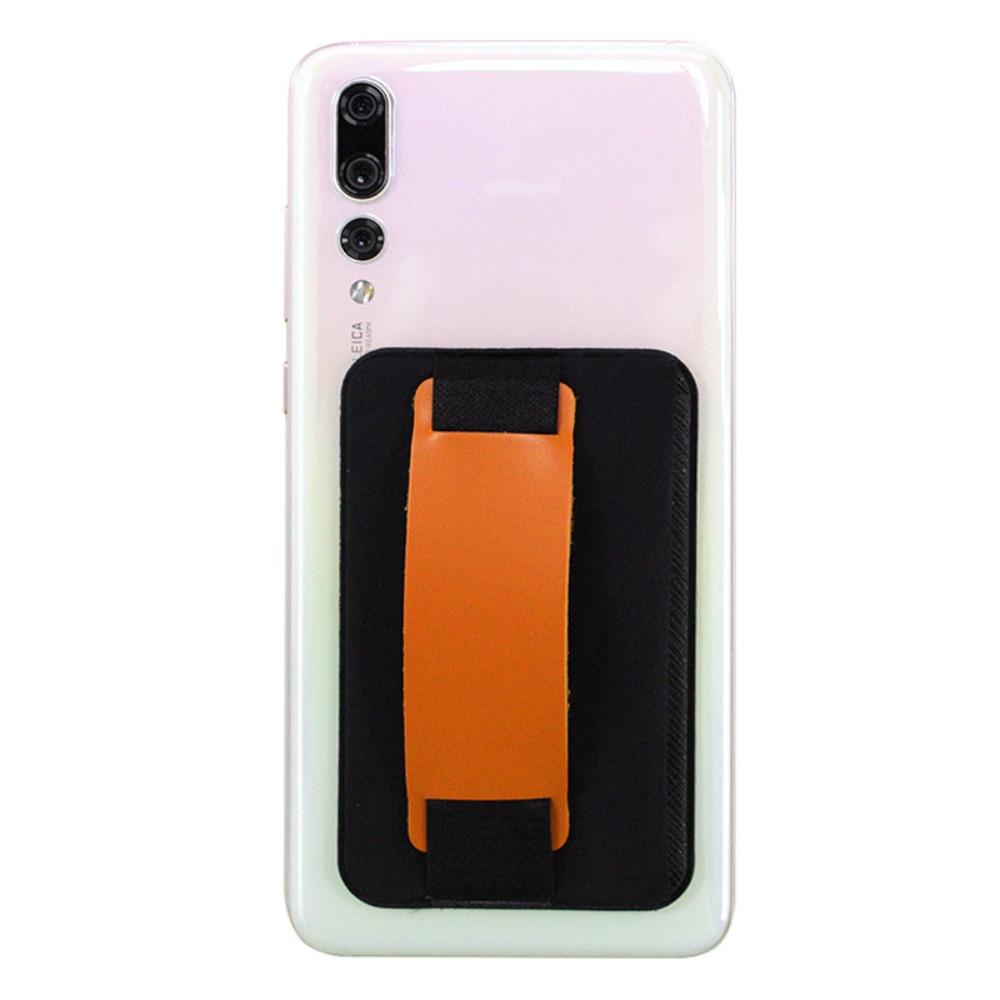 

Клейкая наклейка Чехол-кошелек для мобильного телефона Кредитка ID Карман для мобильного телефона Аксессуар для телефона оранжевый