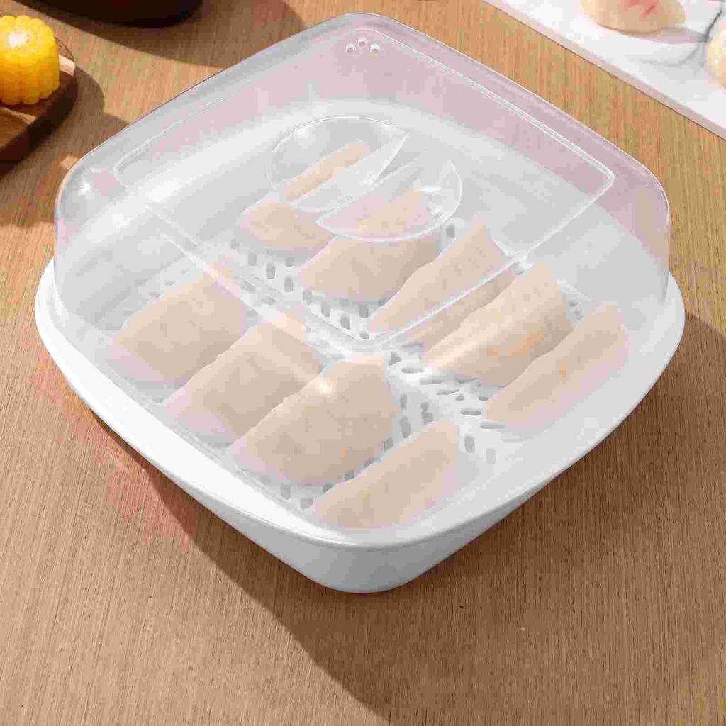 Microwave Steamer Oven Basket for Dim Sum Container Cooking Corn Food Multi-functional Pp Cookware Household