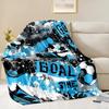 3D New Arrive Football Sports Theme Flannel Blanket for Bed Bedroom Sofa Picnic,Throw Blanket for Cover Outdoor Leisure Trip Nap