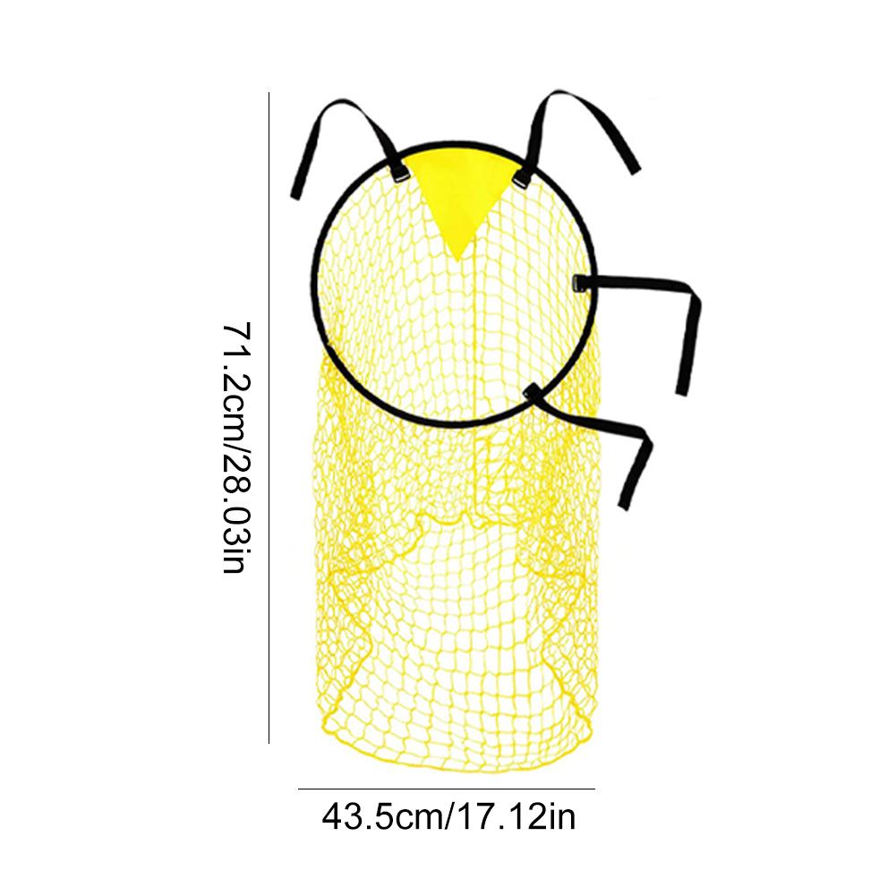 6UK Portable Football Net Foldable Soccer Target Goal for Shooting Accuracy Trai