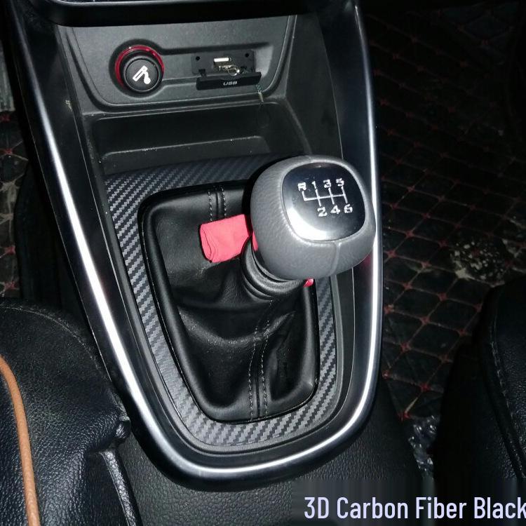 Carbon Fiber Interior Stickers for Baojun 530: Console, Gear, and Window Decoration