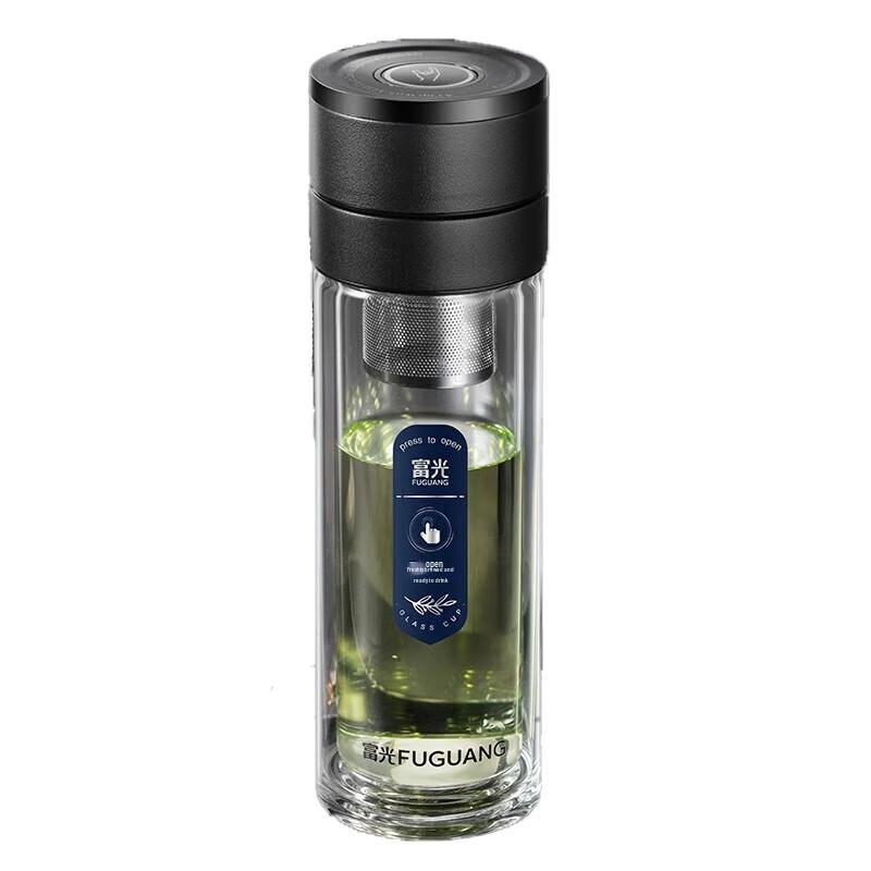 Fuguang Car Tea Infuser Glass Bottle
