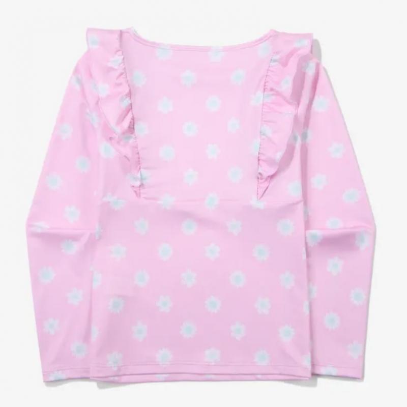 [fila Kids] Flower Rash Guard Setup  Fk2swf2a16f Epk  q0zFk2swf2a16fEpk