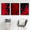 Modern Romantic Red Rose Petals Posters and Prints Canvas Painting Nordic Wall Art Pictures for Living Room Home Decoration