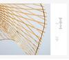 Zen Bamboo Weaving Ceiling Light: Creative Asian-Inspired Lighting for Hotels, Restaurants, Bedrooms, and Studies
