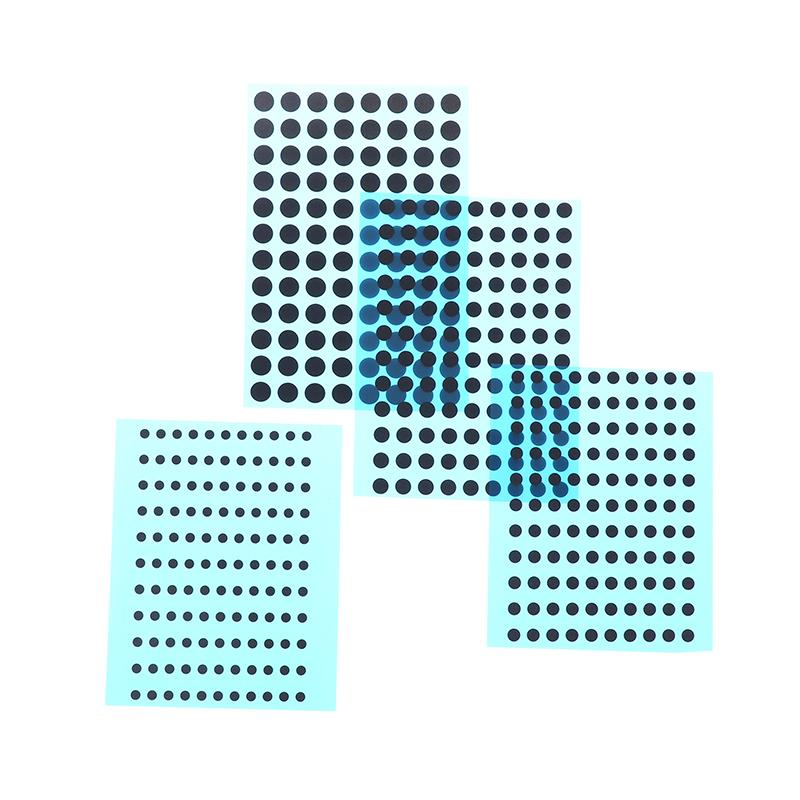 Durchmesser 3/4/5/6 MM Schwarze Leitfähige Gummi-Pads Tastatur Reparatur-Set Für IR-Fernbedienung Leitfähige Gummi-Tasten