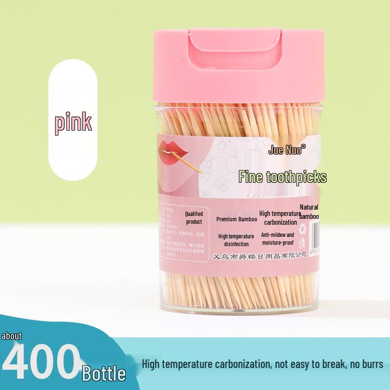 Bamboo Toothpicks for Home & Restaurant - Disposable Double/Singe Head