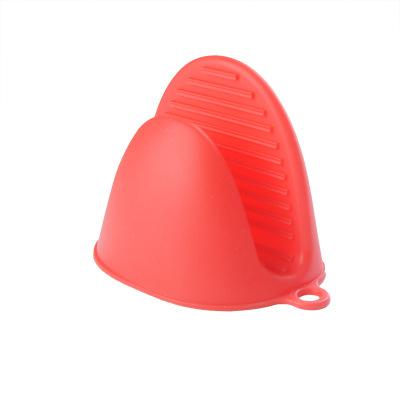 1pc Kitchen Silicone Heat Resistant Gloves Clips Insulation Non Stick Anti-slip Pot Bowel Holder Clip Cooking Baking Oven Mitts