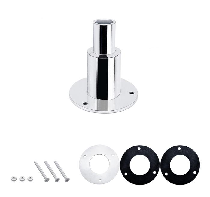 316 stainless steel exhaust pipe fitting with vent hole for marine applications compatible with 22mm24mm hose pipes