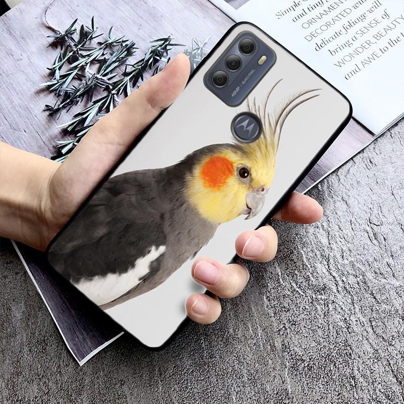 Parrot Bird Phone Case For Motorola Edge 50 40 Pro 50 40 30 Ultra Neo Fusion Moto G84 G54 G24 G53 G72 G60