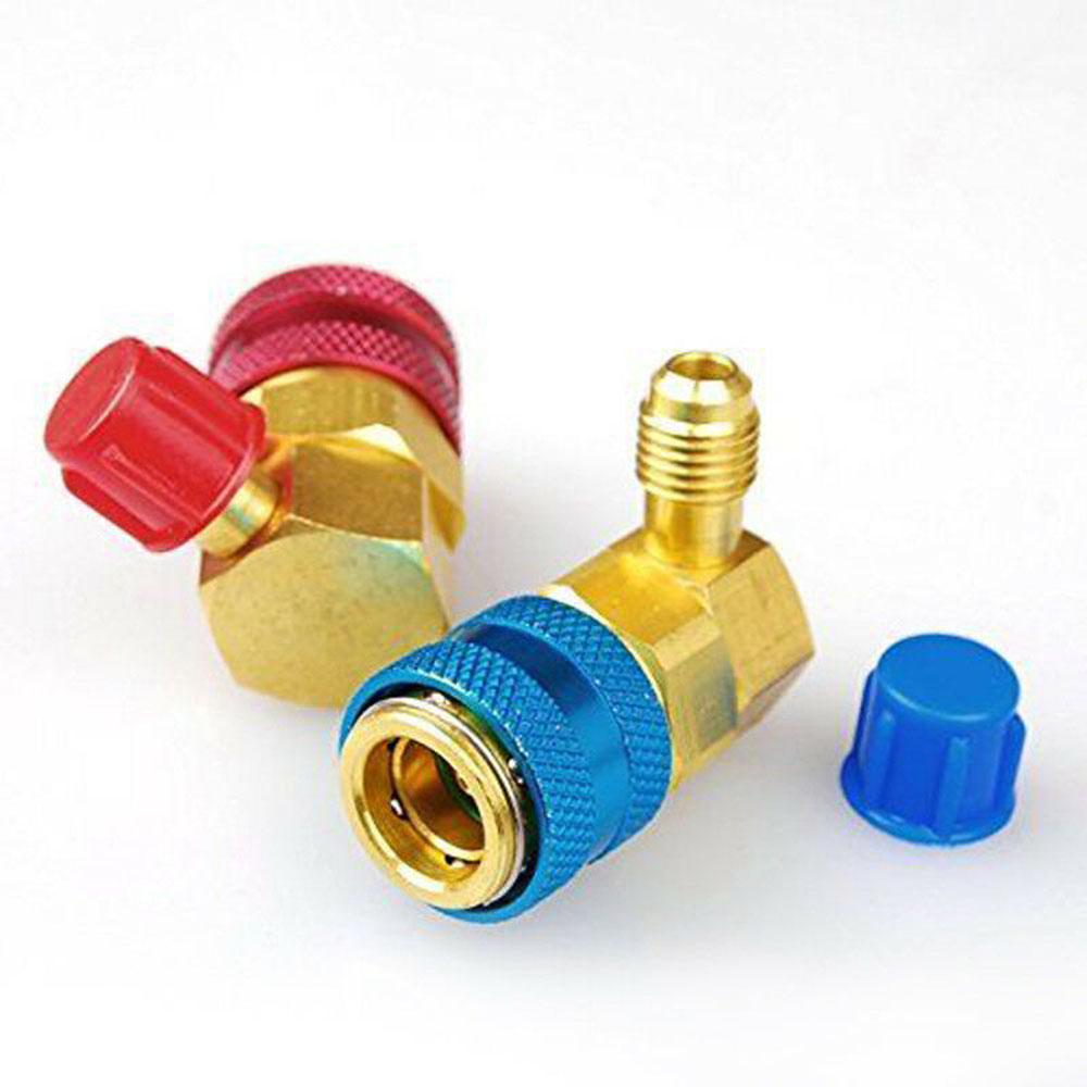 Buy R134A A/C Manifold Gauge Conversion Kit High Low Angle Quick