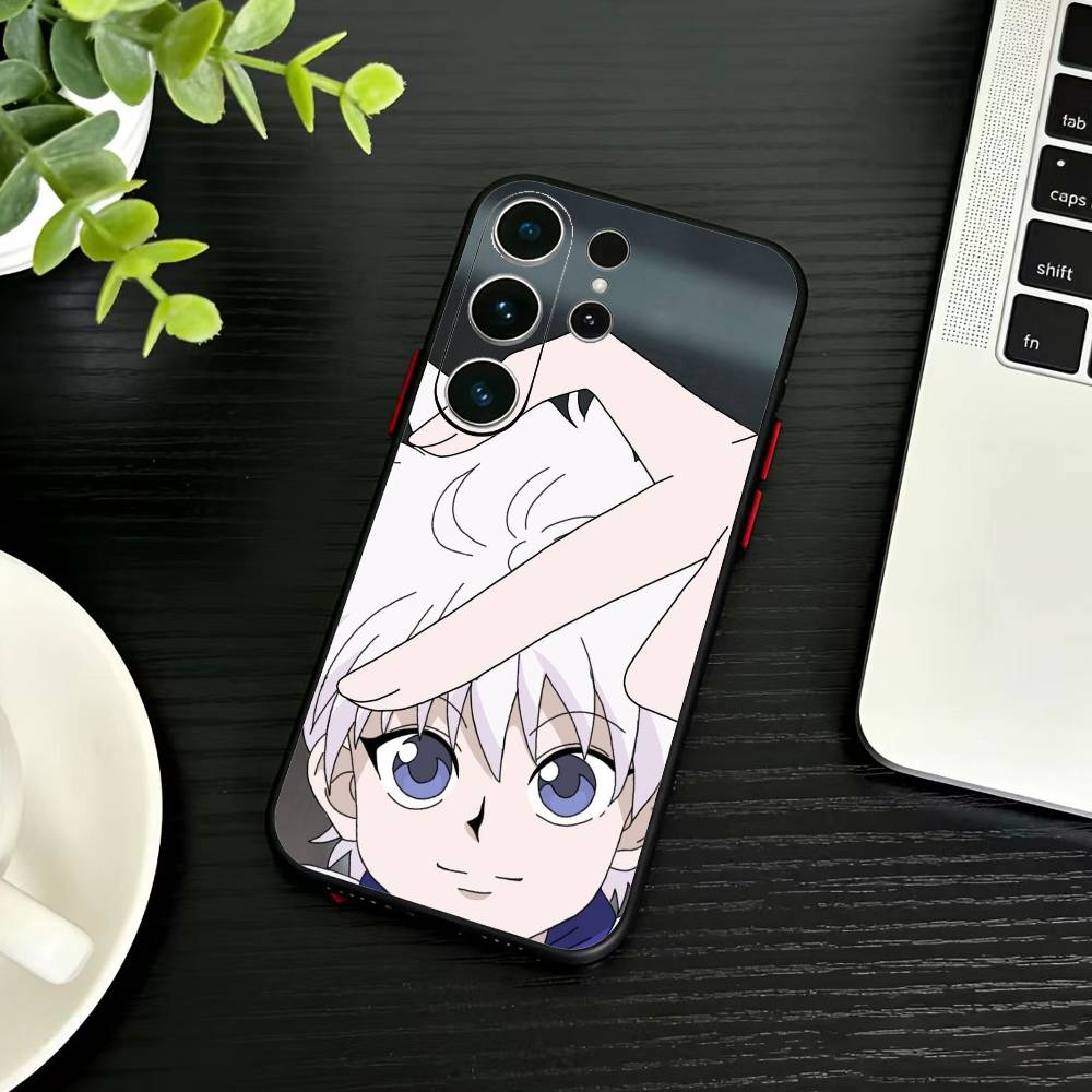 K-Killua Zoldyck H-Hunter X Hunter Phone Case For Samsung S26,S25,S24,S23,S22,S21,S20,Plus,Fe,Lite,Others Black Cover