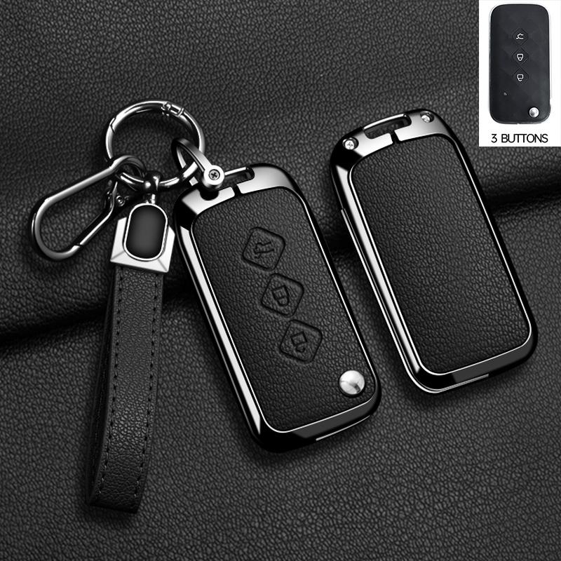 Zinc Alloy Remote Car Key Case for Wuling Hongguang S Baojun 510 730 360 560 RS-5 530 630 Chevrolet AveoTrax Groove Captiva 2024
