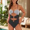 One Piece Swimsuit for Women Cut Out Design with Removable Padded Cups Adjustable Straps and No Underwire Swimwear