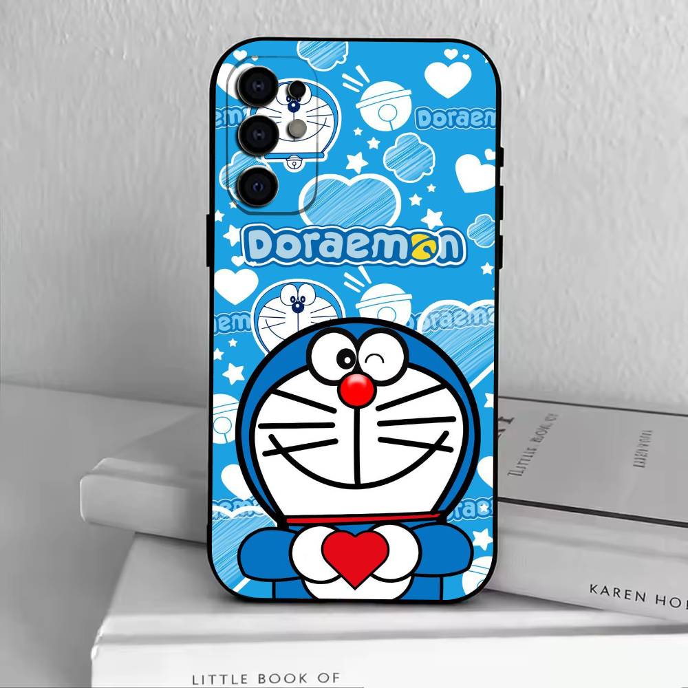 Cat Do rae mon  Phone Case For Samsung S25,S24,S21,S22,S23,S30,Ultra,S20,Plus,Fe,Soft Silicone Black Cover