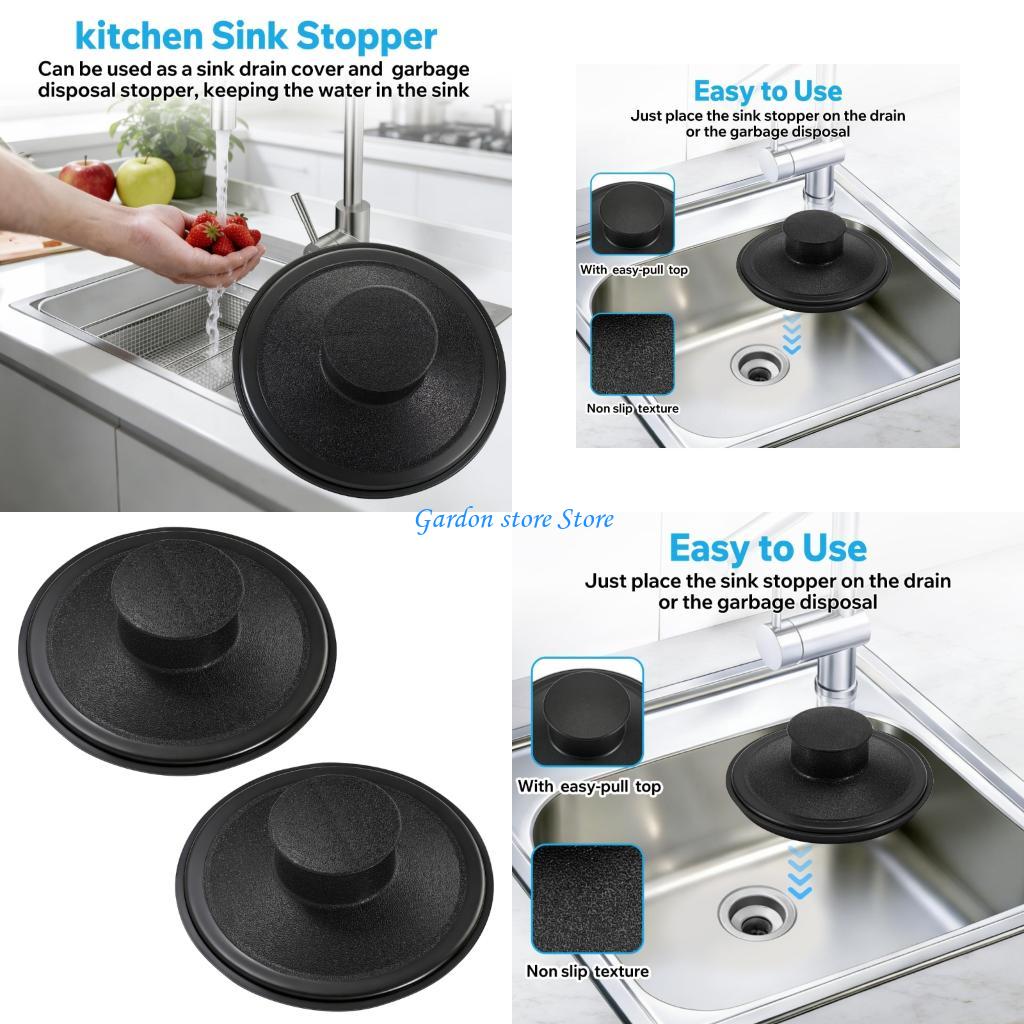 B0KB Heavy Type Sink Strainer Covers Kitchen Sink Drain Cover with Nonslip Handle
