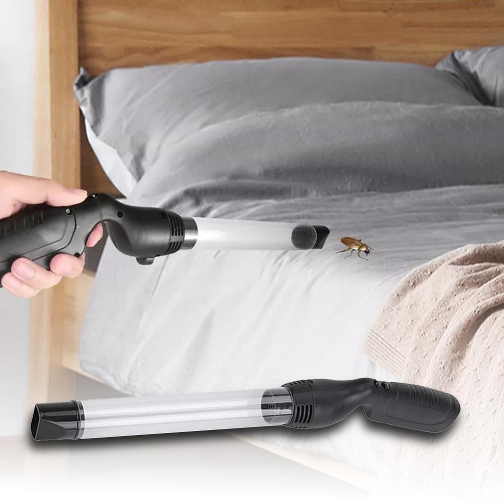 Aspirator portabil pentru insecte zburătoare, iluminare LED, capcană pentru insecte zburătoare, aspirator pentru insecte, pentru ploșnițe urât mirositoare, molii, gândaci de bucătărie, păianjeni, furnici